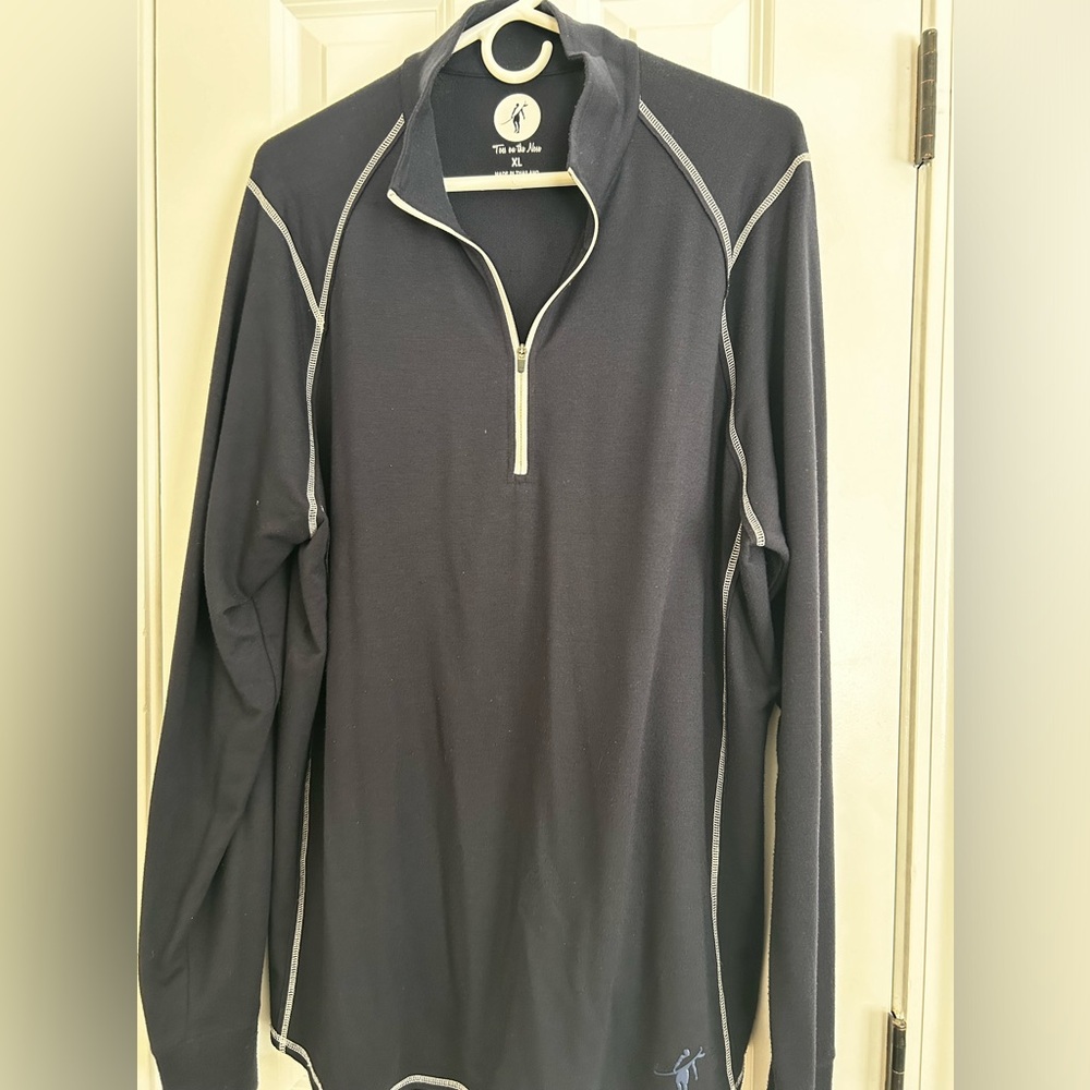 Toes on the Nose sporty 1/4 quarter zip men’s size extra large XL